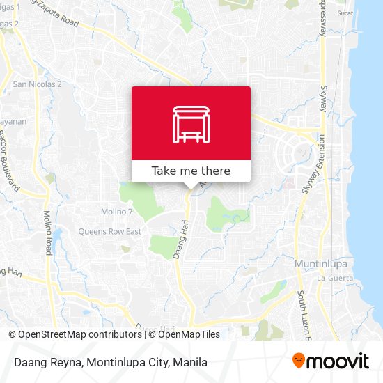 Daang Reyna, Montinlupa City map