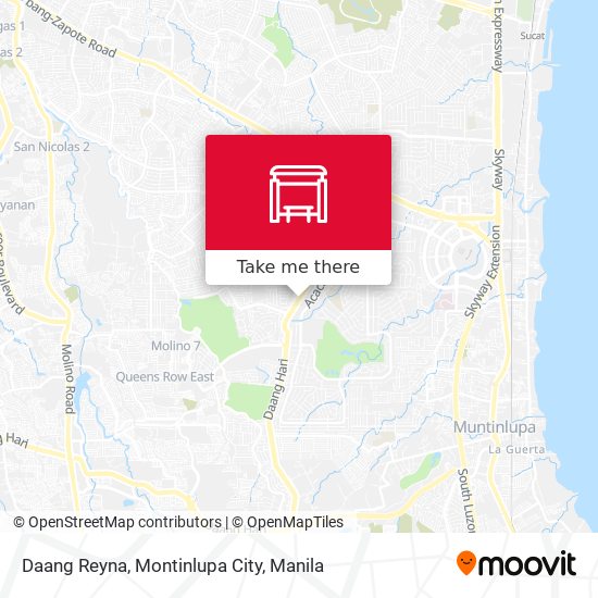 Daang Reyna, Montinlupa City map
