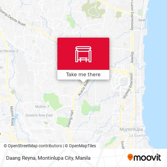 Daang Reyna, Montinlupa City map