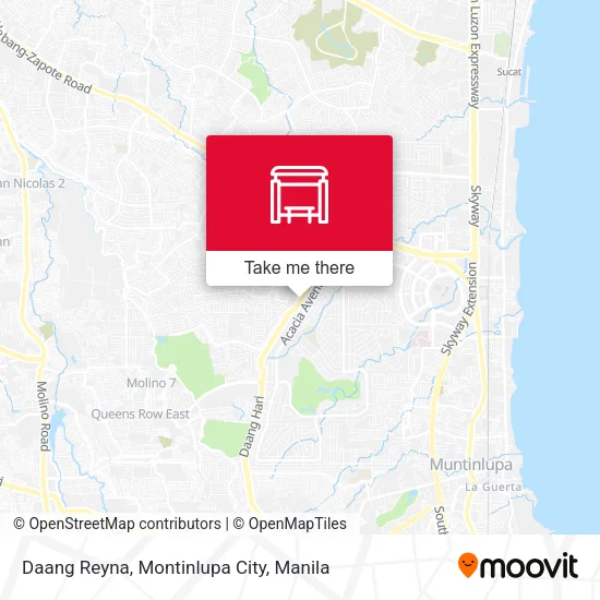 Daang Reyna, Montinlupa City map
