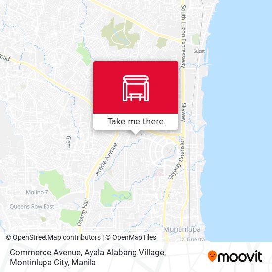 Commerce Avenue, Ayala Alabang Village, Montinlupa City map