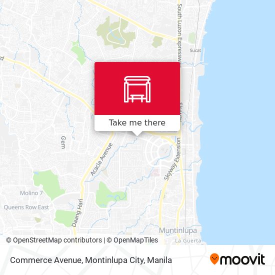 Commerce Avenue, Montinlupa City map