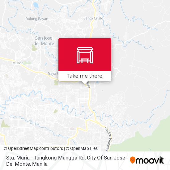 Sta. Maria - Tungkong Mangga Rd, City Of San Jose Del Monte map