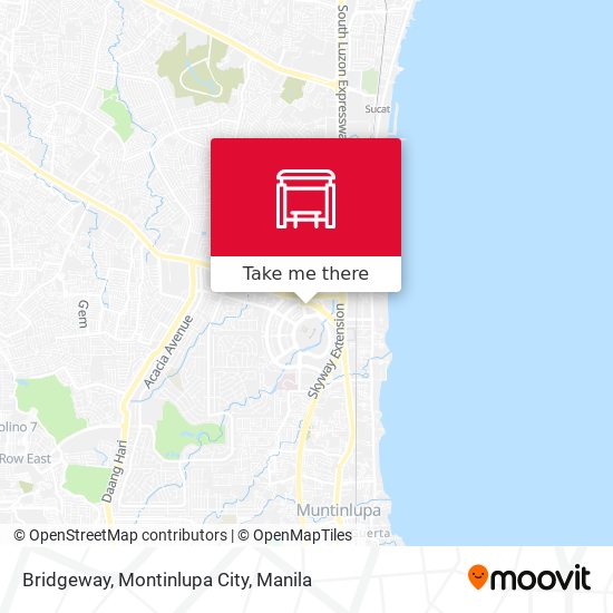 Bridgeway, Montinlupa City map