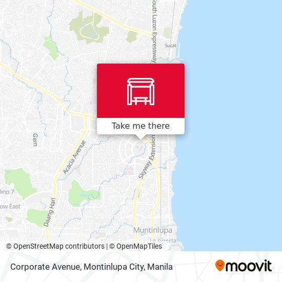 Corporate Avenue, Montinlupa City map