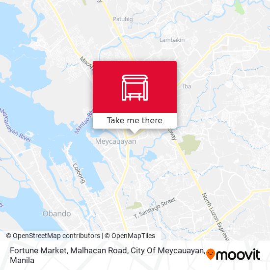 Fortune Market, Malhacan Road, City Of Meycauayan map