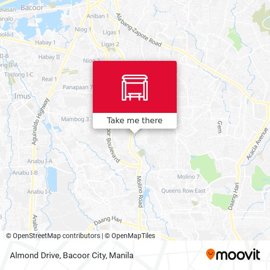 Almond Drive, Bacoor City map