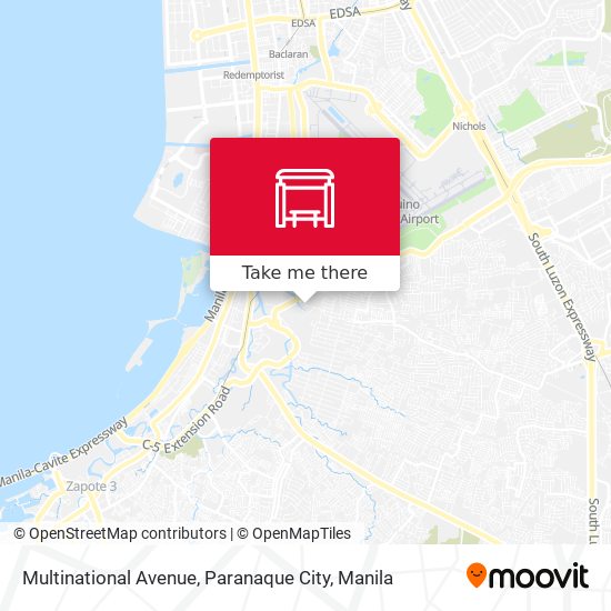 Multinational Avenue, Paranaque City map