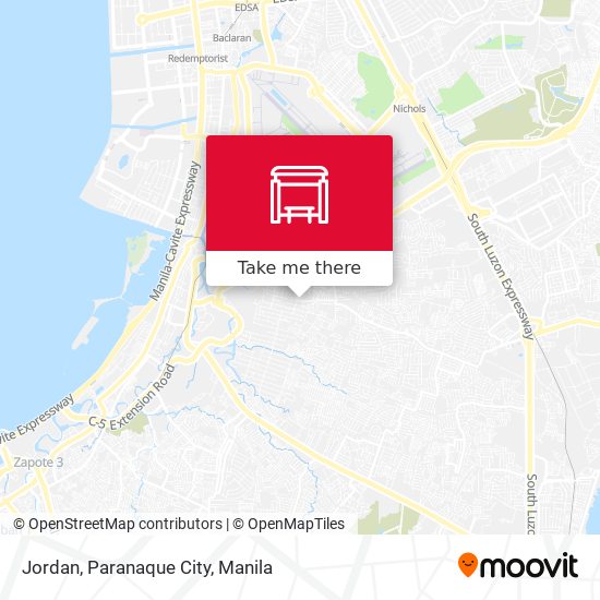 Jordan, Paranaque City map