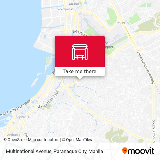Multinational Avenue, Paranaque City map