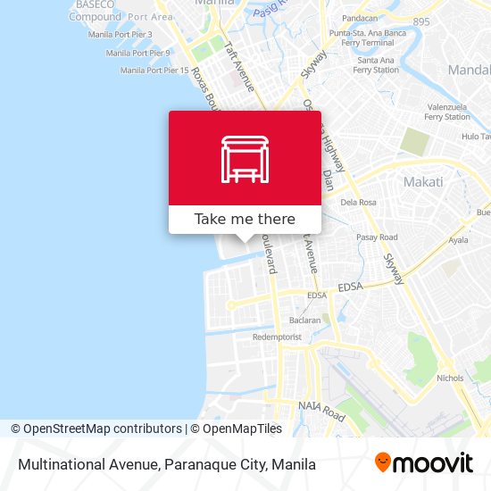 Multinational Avenue, Paranaque City map