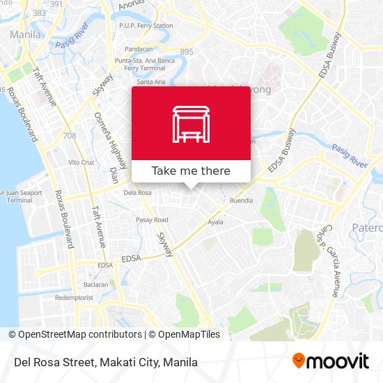 Del Rosa Street, Makati City map