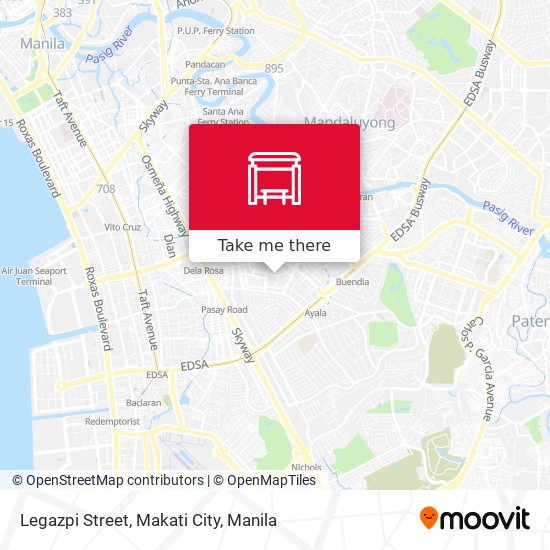 Legazpi Street, Makati City map