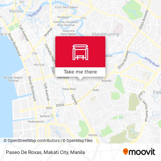 Paseo De Roxas, Makati City map