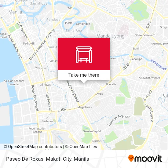 Paseo De Roxas, Makati City map
