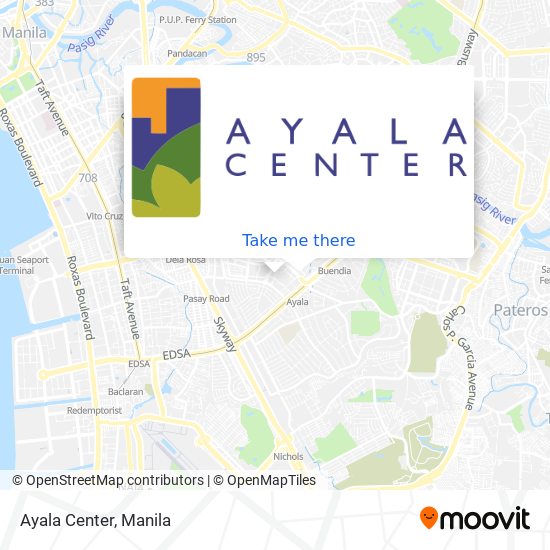 Ayala Center map