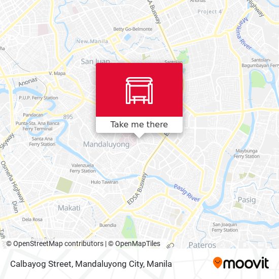 Calbayog Street, Mandaluyong City map
