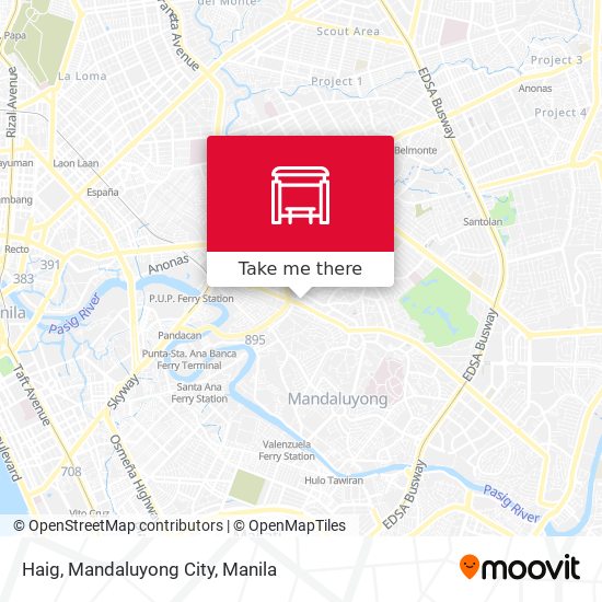 Haig, Mandaluyong City map