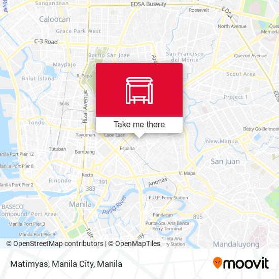 Matimyas, Manila City map