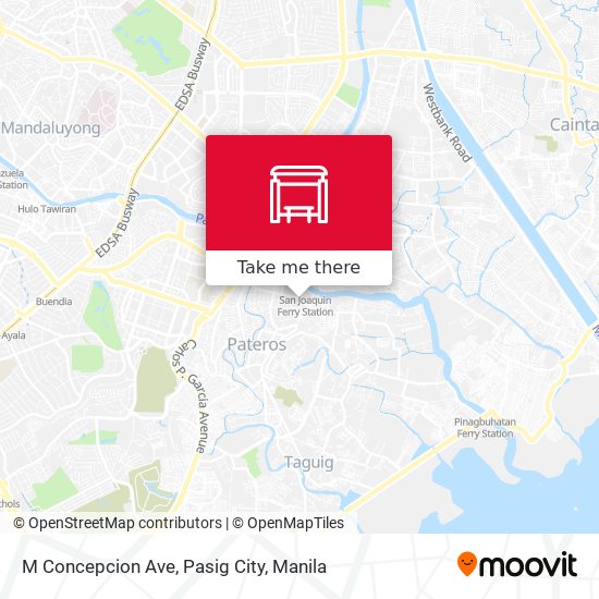 M Concepcion Ave, Pasig City map