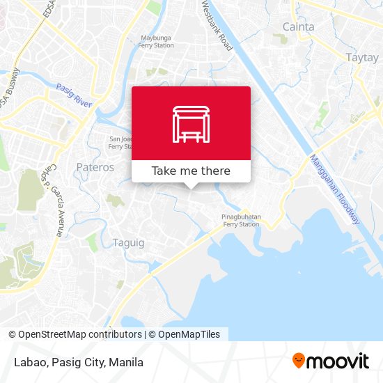 Labao, Pasig City map