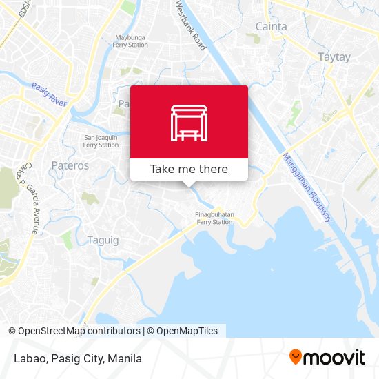 Labao, Pasig City map