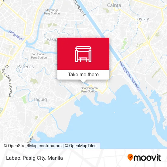 Labao, Pasig City map