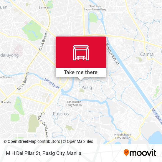 M H Del Pilar St, Pasig City map