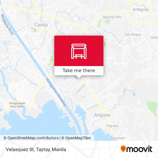 Velasquez St, Taytay map