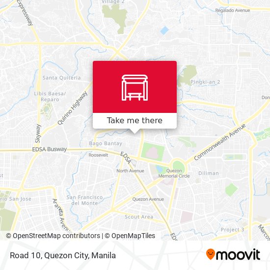 Road 10, Quezon City map