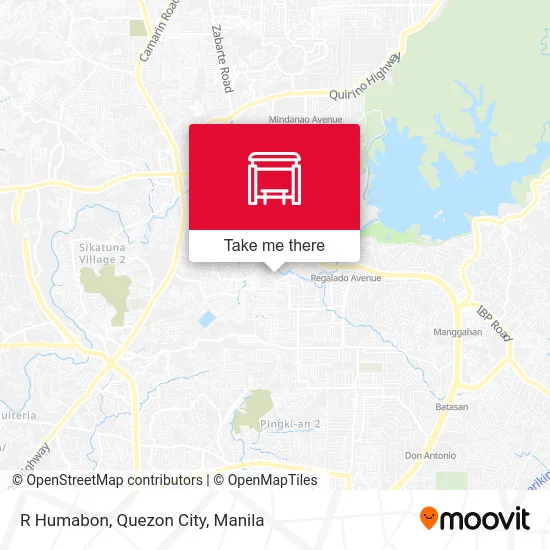 R Humabon, Quezon City map