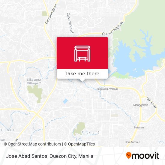Jose Abad Santos, Quezon City map