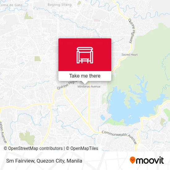 Sm Fairview, Quezon City map