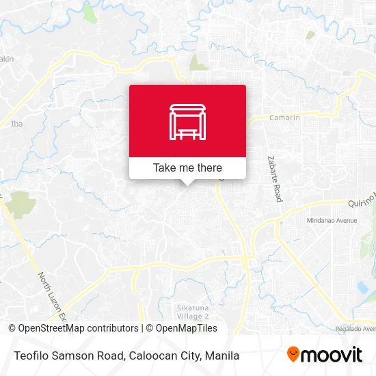 Teofilo Samson Road, Caloocan City map