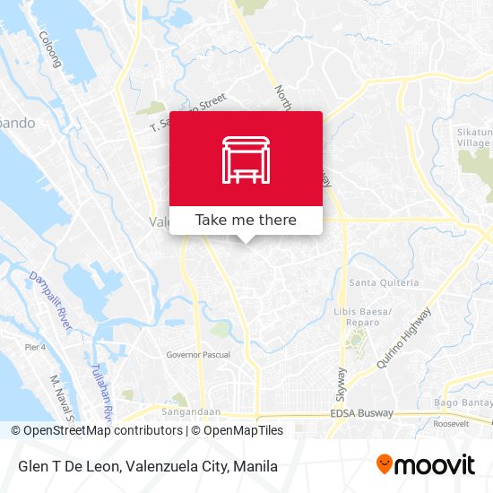Glen T De Leon, Valenzuela City map