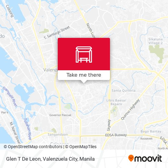 Glen T De Leon, Valenzuela City map