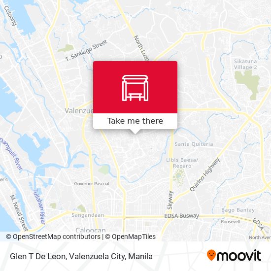 Glen T De Leon, Valenzuela City map