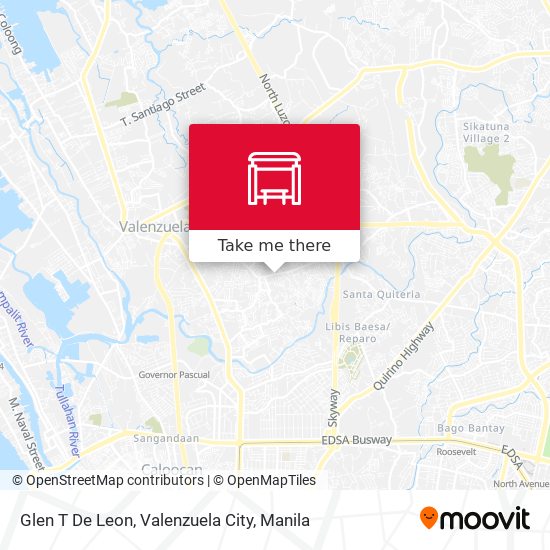 Glen T De Leon, Valenzuela City map