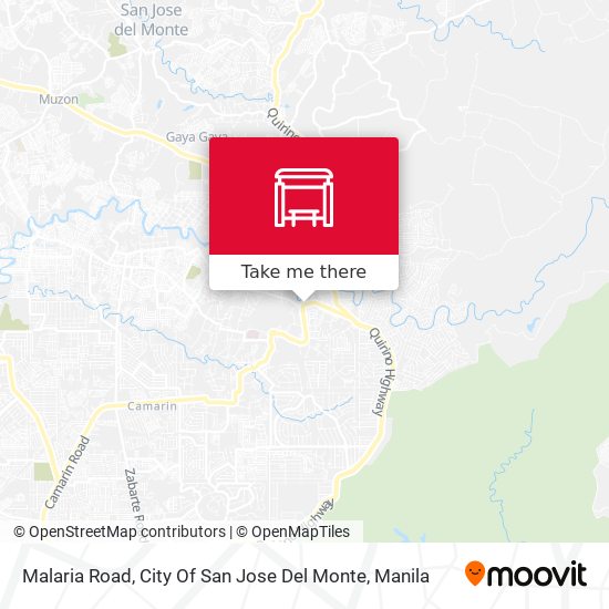 Malaria Road, City Of San Jose Del Monte map
