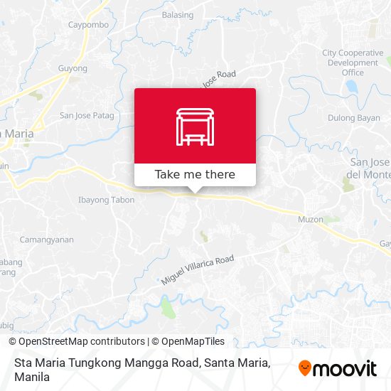 Sta Maria Tungkong Mangga Road, Santa Maria map