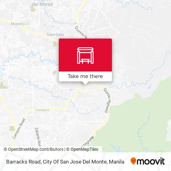 Barracks Road, City Of San Jose Del Monte map