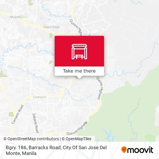 Bgry. 186, Barracks Road, City Of San Jose Del Monte map