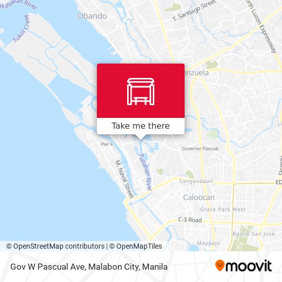 Gov W Pascual Ave, Malabon City map