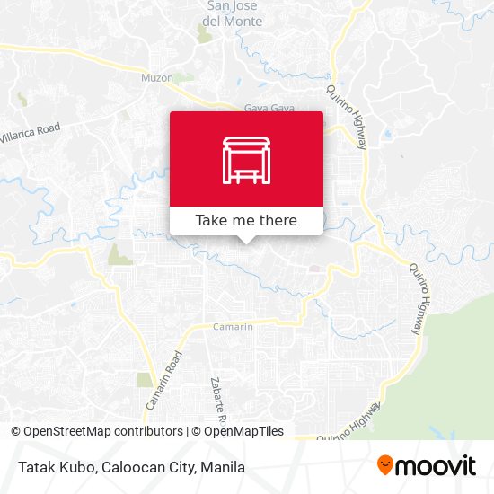 Tatak Kubo, Caloocan City map