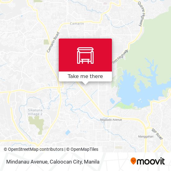 Mindanau Avenue, Caloocan City map