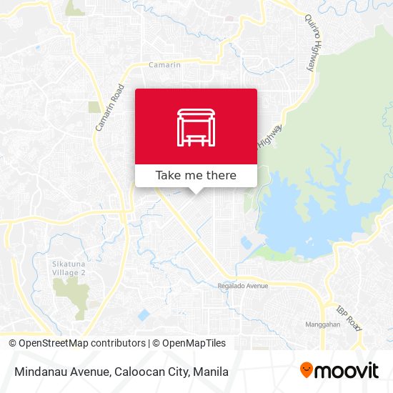 Mindanau Avenue, Caloocan City map