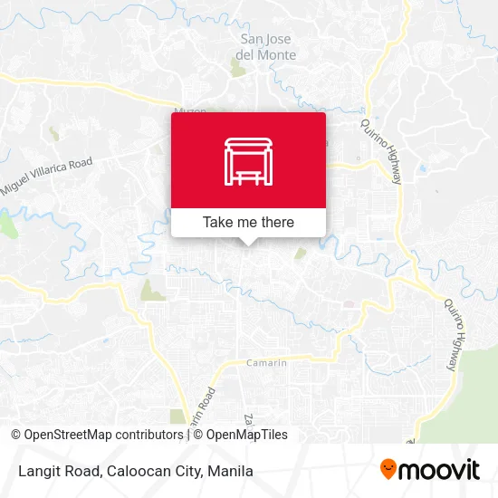 Langit Road, Caloocan City map