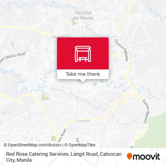 Red Rose Catering Services, Langit Road, Caloocan City map