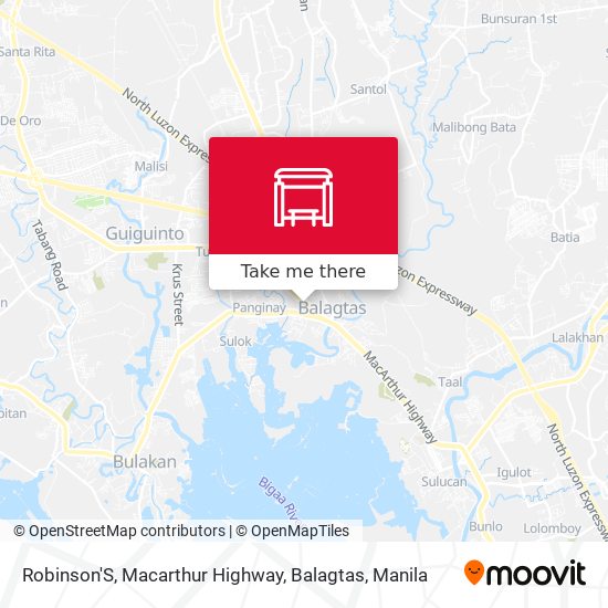 Robinson'S, Macarthur Highway, Balagtas map