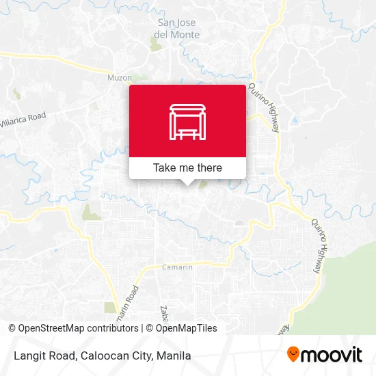 Langit Road, Caloocan City map